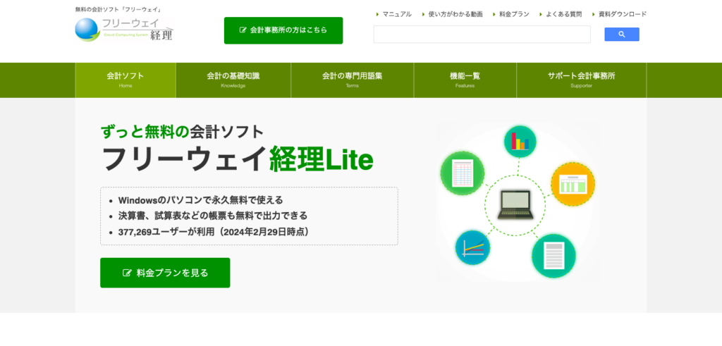 フリーウェイ経理Lite